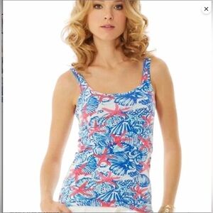Lilly Pulitzer She Sells She Sells Tank Size L